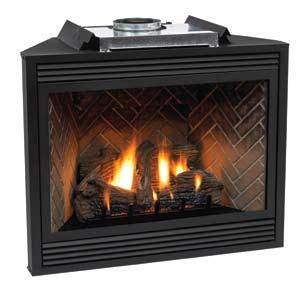Every Premium Tahoe model includes a tempered glass view window and a four-piece log set, mounted atop our legendary Slope Glaze Burner for a rich flame pattern within a taller, deeper log stack that