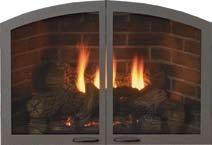 Colors and styles vary by fireplace. Ask your dealer for details.