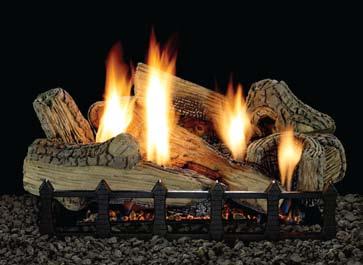 Gas Log Sets and Burners The White Mountain Hearth Log Collection Empire manufactures log sets and burners to suit any application.