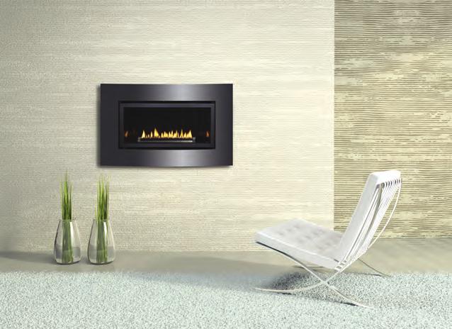 Contemporary Direct-Vent Fireplaces Loft Series Small and Medium Direct-Vent Fireplaces Designed for in-wall or