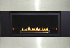 to create a nearly infinite flame effect making your Loft fireplace mesmerizing from any angle.