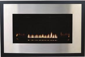 Loft Small Direct-Vent Fireplace (DVL25FP) with Matte Black Surround Put a twinkle in your Loft fireplace by
