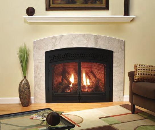 Designer Series Direct-Vent Fireplaces Choose a Decorative Front Complete