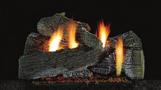 We offer both ceramic fiber and traditional refractory concrete logs. Each log set is hand-painted to bring out the rich detail. All of our burners are available in Natural Gas and LP models.