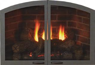 Brass (limited supply). Colors and styles vary by fireplace. Ask your dealer for details.