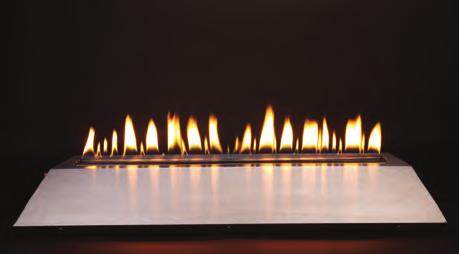 Available in IP or Millivolt technology, these special burners feature internal baffles to induce movement in the flames for an exceptionally natural looking fire. Choose LP or natural gas.