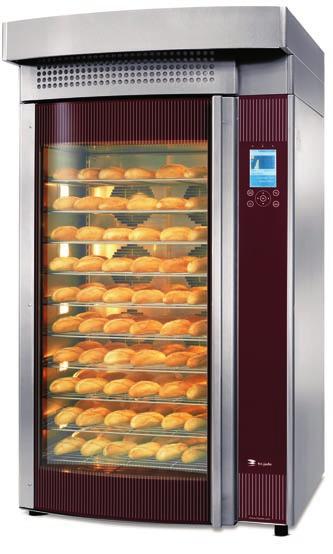 Bakery Ovens Top features Dual fan system for 00% even baking result Adjustable supports for different types of bread Bake Correction Technology ensuring energy-efficient, consistent baking Standard