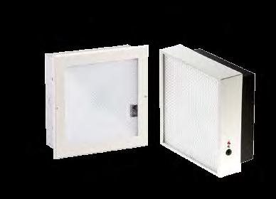 PS Series 6 and 12 Volt Square Shooter Each unit (standard) comes with one (1) halogen lamp (6V-6W or 12V-8W) Surface mount, semi-recessed units and fully recessed kits are constructed of an