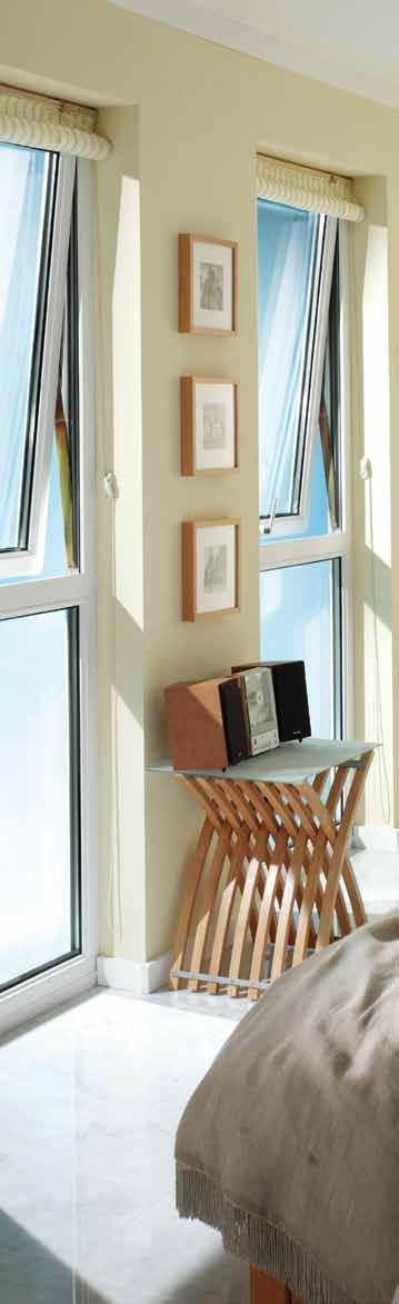 Windows Spectus profiles can be combined to create a diverse range of window frame styles.