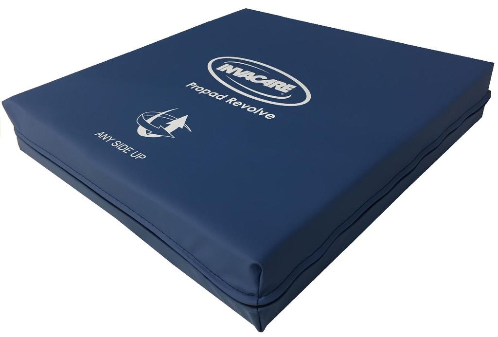Invacare Propad Revolve / Revolveˢⁱ en Cushion User Manual General General information IenI Repositioning regularly is recommended to manage the risk for and aid in the prevention of skin breakdown.