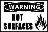 Operation AVOID ALL CONTACT WITH HOT SURFACES. DIRECT SKIN CONTACT COULD RESULT IN SEVERE BURNS. AVOID ALL DIRECT CONTACT WITH HOT FOOD OR WATER IN THE KETTLE.