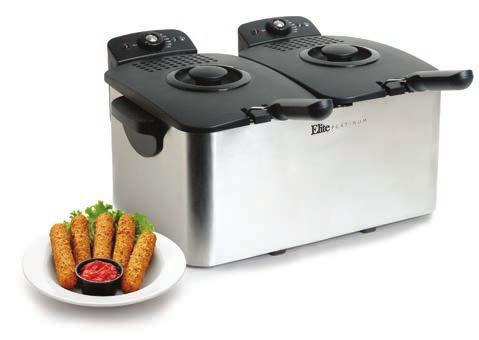 deep fryers & air fryer 14 Cup Deep Fryer with Timer EDF-3500 Cook up to 2.