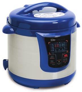 Manual programmable cook time. 8 Qt.