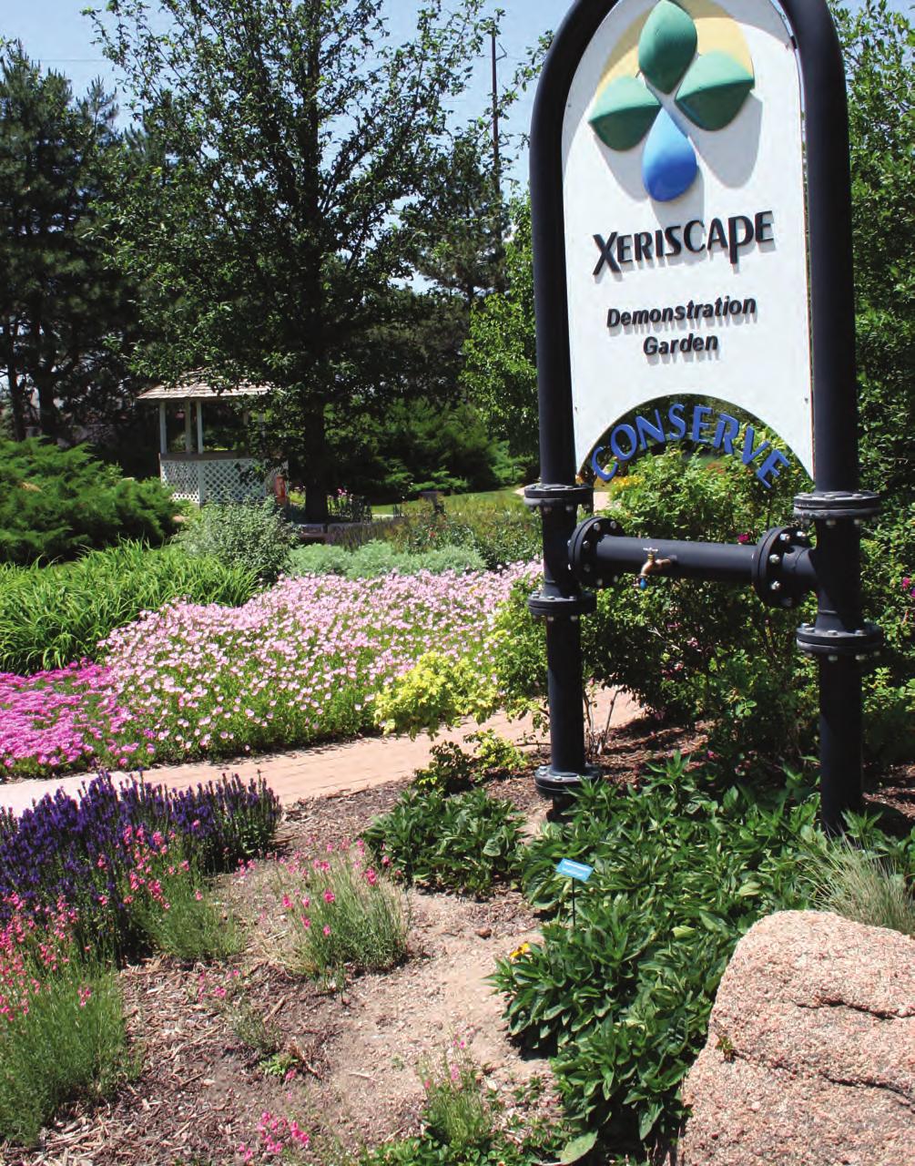 Xeriscape principles Xeriscape organizes high- and low-water-use plants to maximize watering efficiency and create a landscape that s sustainable in