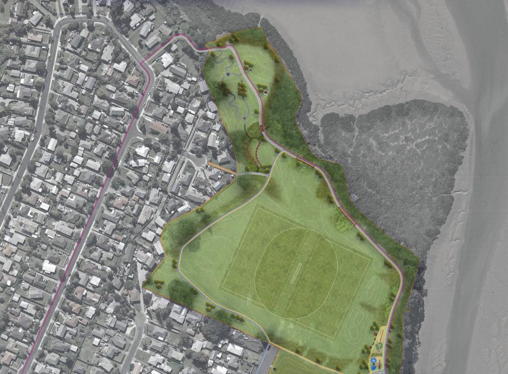 Archibald park north concept plan Archibald park concept plan is split into two areas - north and south, this
