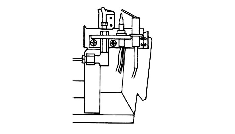 (Diagram 6, C) When replacing the injector, it is important to ensure that the injector is vertical.