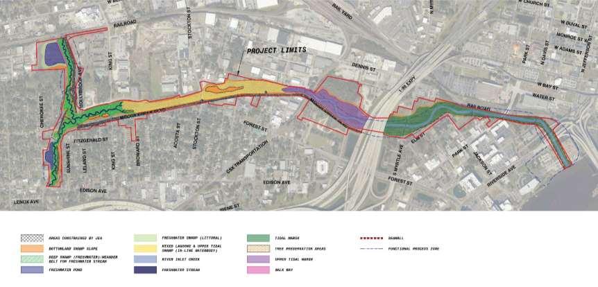 THE MCCOYS CREEK RESTORATION PLAN The restoration plan aims to reduce flooding, restore ecosystem health, expand recreational opportunities along the creek, and connect creek-side neighborhoods to