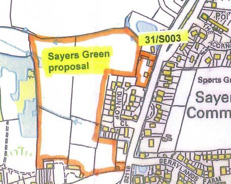 Site ref HP 24 (491) Area (Ha) 0.6 White Oaks London road Dwellings Up to 8 Existing use Dwellings/garden Highway access London road Previously developed?