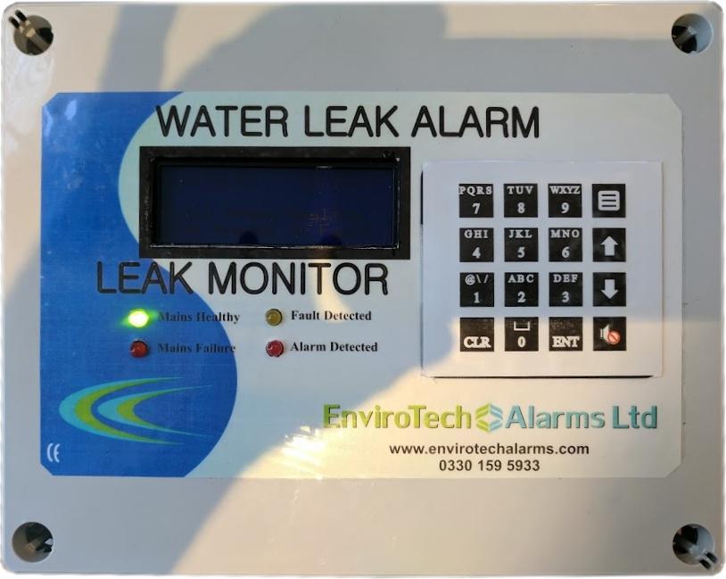 LEAKMONITOR MULTIZONE WATER LEAK DETECTION ALARM PANEL INSTALLATION AND USER OPERATION MANUAL The LeakMonitor alarm panel is a microprocessor controlled fully adjustable alarm system suitable for