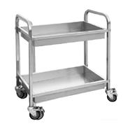 shelves & D Stainless Steel 3 teir trolley 855W 925H 535D mm