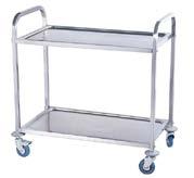 950H Stainless steel shelves & D Stainless Steel deep basin trolley