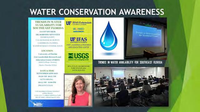 Water Trends At Extension on September 19th, 2018 UF/IFAS