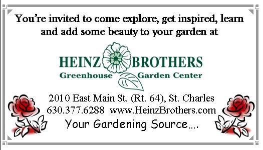 8088 Heinz Brothers: Arrange Your Own Winter Container. $15 plus materials. Nov. 25, 28, 29. For more information call 630.377.6288 or email info@heinzbrothers.com.