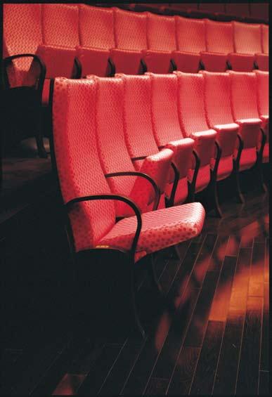 A concert hall s seating is closely associated with building design