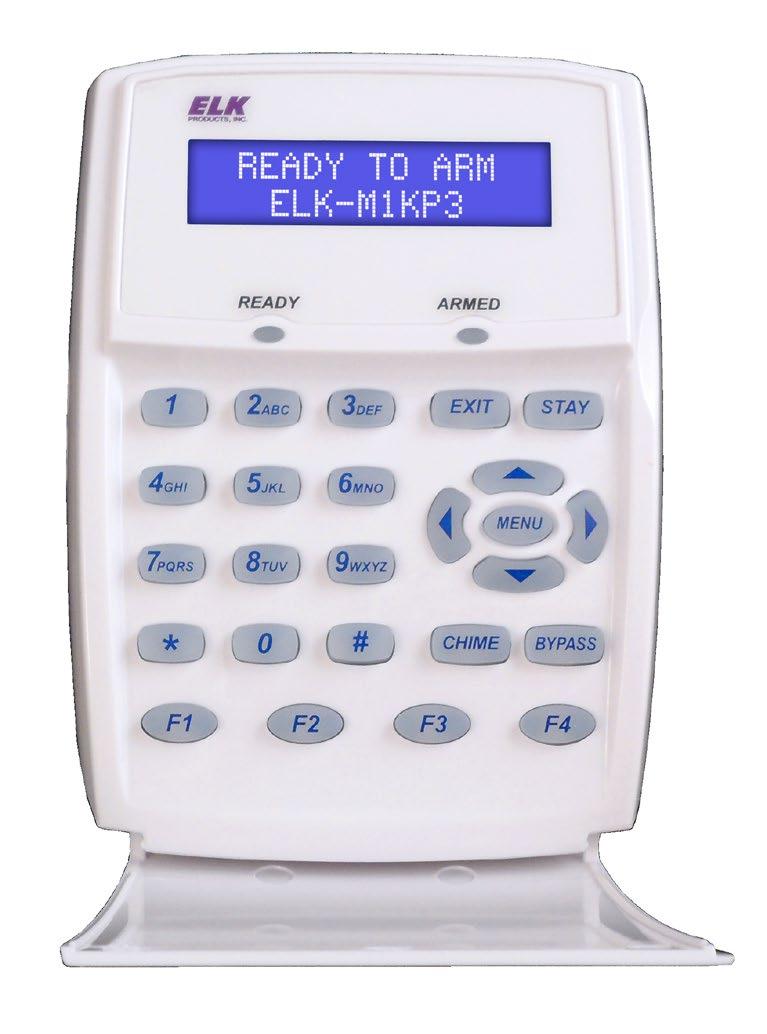 Easy to use keypads allow complete control of your system This low profile keypad is backlit with adjustable intensity and can display the date, and time.