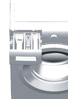 The product automatically adjusts the water amount according to the weight of the laundry put inside it. A WARNING: omply with the information in the section "4.6.2 Programme and consumption table".