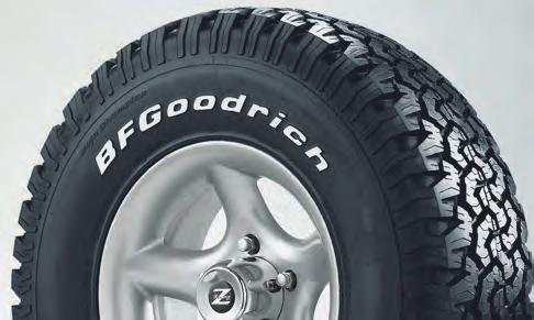 ** All-season tire. DieHard Express, each BFGoodrich All Terrain T/AKO TRUCK/SUV P225/75R15. Reg. 104.
