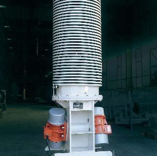 The cooling water is usually supplied by means of feed and return