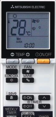 Functions 02 Convenience On/Off Operation Timer Use the remote controller to set the times for the air conditioner to turn on/off.