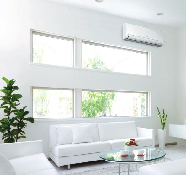 MSZ-G SERIES The standard model MSZ-G units provide excellent energy-savings and operation is impressively silent.
