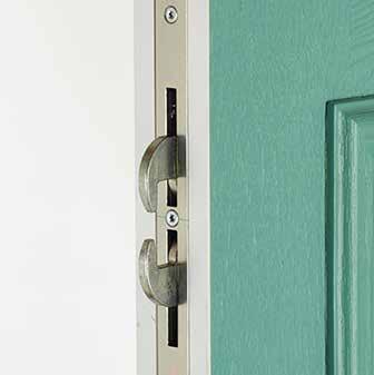 SECURITY Your door will be fitted with a highsecurity multi-point locking system that is operated by means of either a lever/lever or a lever/pad door handle.