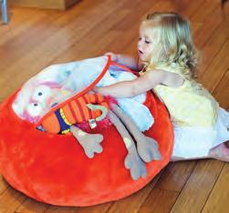 B391 B393 Stores plush and soft toys Doubles as a seat