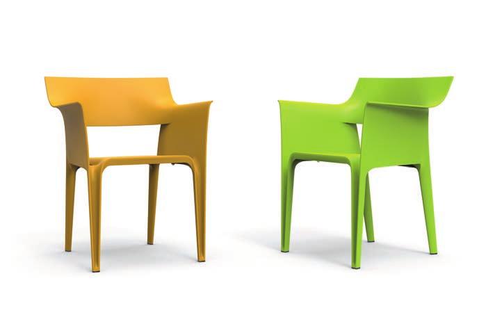 pedrera chair by Eugeni Quitllet 58 22¾ 62 24½ colors / colores
