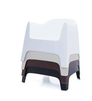 LOUNGE CHAIR by Stefano Giovannoni Solid 84 33 80 31½ 80 31½ 65 40 25½ 15¾ SOLID Butaca SOLID Lounge Chair Ref: 55023 10 u. colors / colores accessories / accesorios Outdoor cushion.