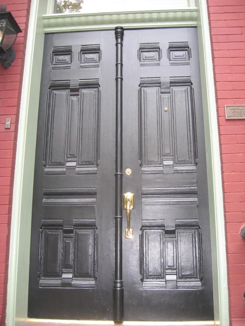 Guidelines for Door Repair and Replacement 1.0 Repairing historic doors is the Most Appropriate preservation treatment 1.
