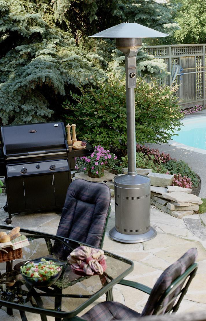These include grills, patio heaters, outdoor fireplaces, fire pits, pool and spa heaters, and lighting all of which, when connected to a natural gas line, will feature continuous fuel supply and easy