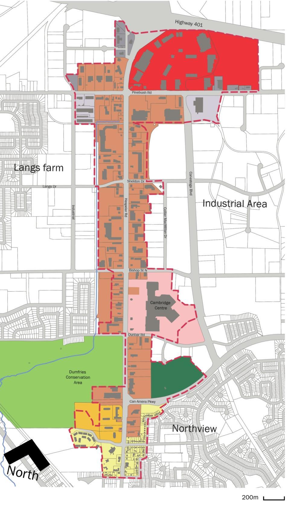 Regeneration Areas are areas within the city where the land use is transitioning from the existing use to another type of use, within a reasonable planning period.