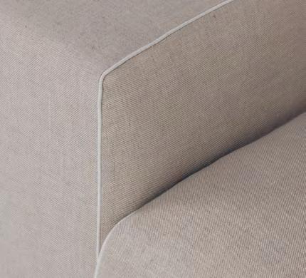 Back cushions Day A sofa with Day cushions has back cushions that usually comprises one or a pair of large even cushions making up the backrest of the sofa.