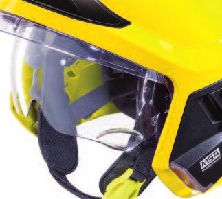 Gallet F1 XF Fire Helmet Optimal fit for all users