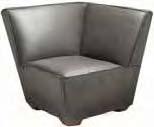 configurations: loveseat Charcoal Leather 54 L 34 D 33