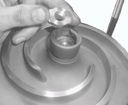 Note 1 A minimum amount of adjusting shim spacers should be used so that the clearance between the under side of the impeller and the oil housing is minimal.