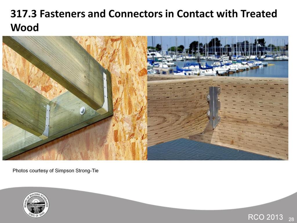 The fasteners requirements have been expanded to include fasteners and