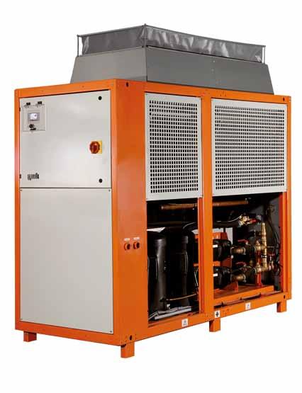 More options for exact temperature control Thanks to a large number of useful options like redundant / frequency-controlled operating pumps, stainless steel pumps and various evaporator executions