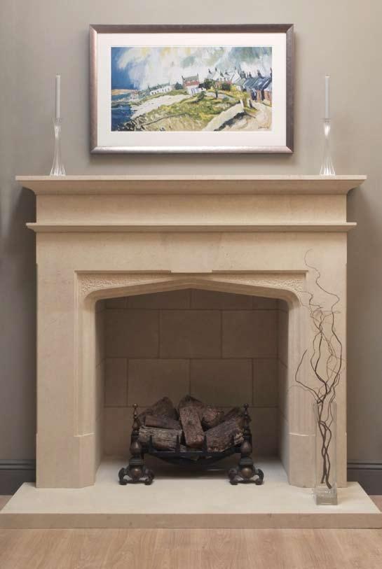 Kingminster This impressive chimneypiece lends itself to more generous proportions and brings a