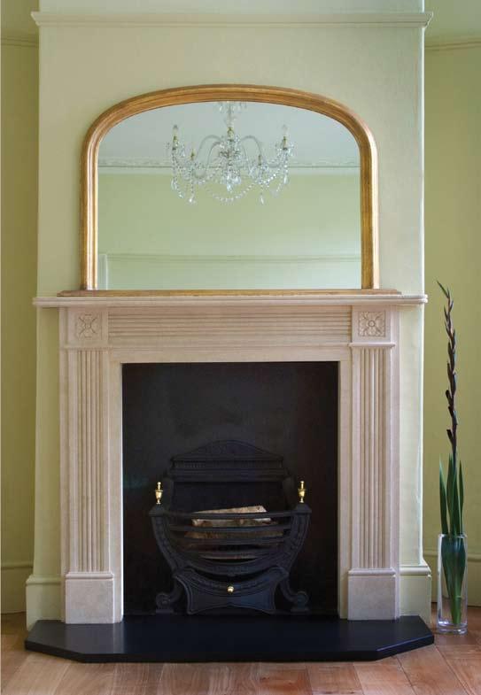 Bloomfield This Regency era (circa 1800 s) fireplace design combines refined proportions with elegantly carved reeded detail.