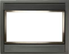 4 Sided Studio Trim 1060mm 937mm The 3 sided Studio trims finish 25mm short of the base of the firebox allowing